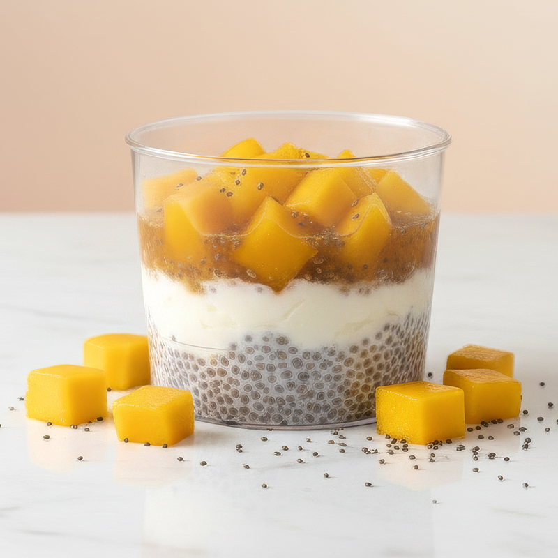 Şeftalili Çia Pannacotta Cup